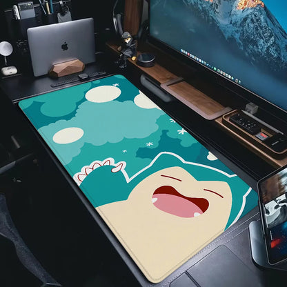 Pokemones Anime Xxl Mousepad Gamer 900X400 Gaming Mouse Pad Xl Deskpad Desk Pad Mat Deskmat Playmat Computer and Office Cabinet