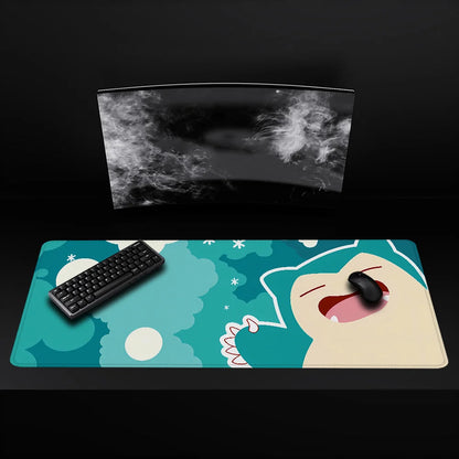 Pokemones Anime Xxl Mousepad Gamer 900X400 Gaming Mouse Pad Xl Deskpad Desk Pad Mat Deskmat Playmat Computer and Office Cabinet