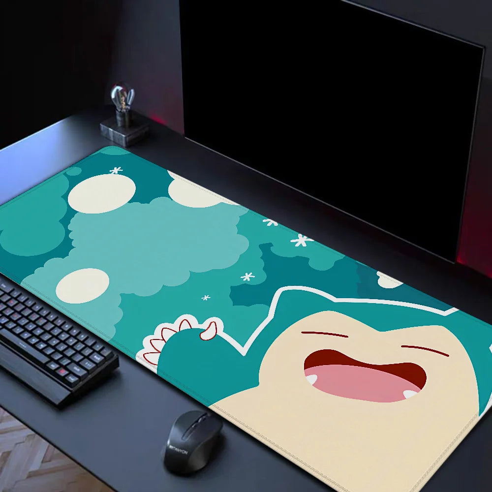 Pokemones Anime Xxl Mousepad Gamer 900X400 Gaming Mouse Pad Xl Deskpad Desk Pad Mat Deskmat Playmat Computer and Office Cabinet